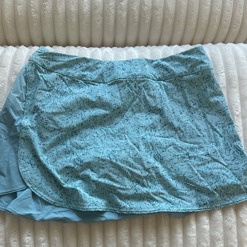 Outdoor Voices Blue Mini Skirt
